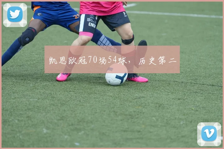 凯恩欧冠70场54球，历史第二